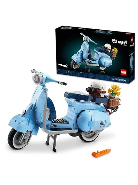 Vespa 125 Model Yapım Seti, Klasik İtalyan Tasarımı, 1106 Parça ürün görseli 1
