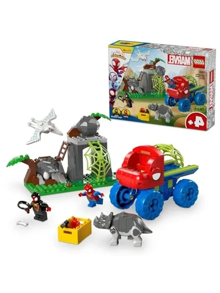 LEGO | Marvel Spidey ve İnanılmaz Arkadaşları Spidey Ekibi Dinozor Kamyonlu Kurtarma 11199-4 Yaş ve Üzeri Çocuklar için Yaratıcı Oyuncak Yapım Seti (136 Parça) ürün görseli 1