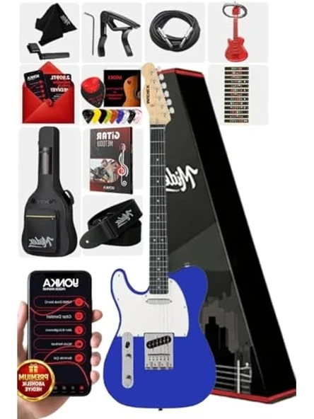 Tele Kasa Elektro Gitar - Maple Klavye, 2 Manyetik - Resim 2