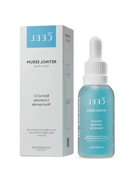 Retinol Yüz Serumu, 30 ml, A Vitamini ve Hyaluronik Asit ile ürün görseli 1