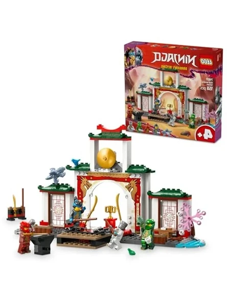 LEGO NINJAGO Ninja Spinjitzu Tapınağı 71831-4 Yaş ve Üzeri Çocuklar için 4 Minifigürle Ejderha Modeli İçeren Yaratıcı Oyuncak Yapım Seti, Doğum Günü Hediyesi (158 Parça) ürün görseli 1
