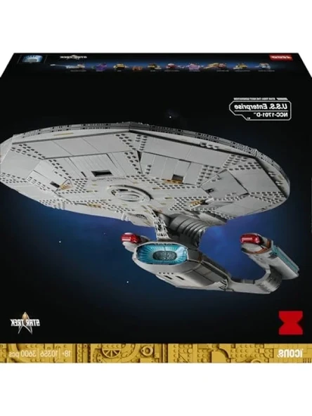 Star Trek Temalı 3600 Parça Yaratıcı Model Yapım Seti - Resim 3