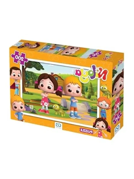 200 Parça Çocuk Puzzle, Niloya Lisanslı Eğlenceli Set ürün görseli 1