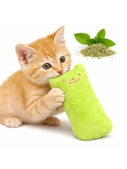 Sesli peluş kedi oyuncağı, yumuşak ve dayanıklı, eğlenceli tasarım ürün görseli 1