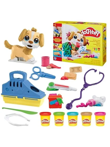 Play-Doh Care'n Carry Vet Oyun Hamur Seti ürün görseli 1