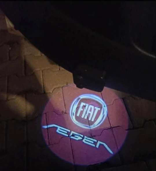 Fiat Egea Araçlarına Kapı Altı Logo Mesafe Sensörlü Yeni Nesil Pilli 2 Adet ürün görseli 1