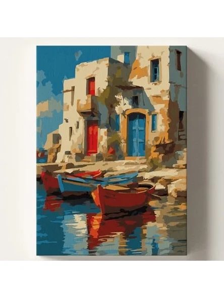 Kendin Yap Sayılarla Tuval Boya Kiti - 40x50 CM, Hobi Seti ürün görseli 1
