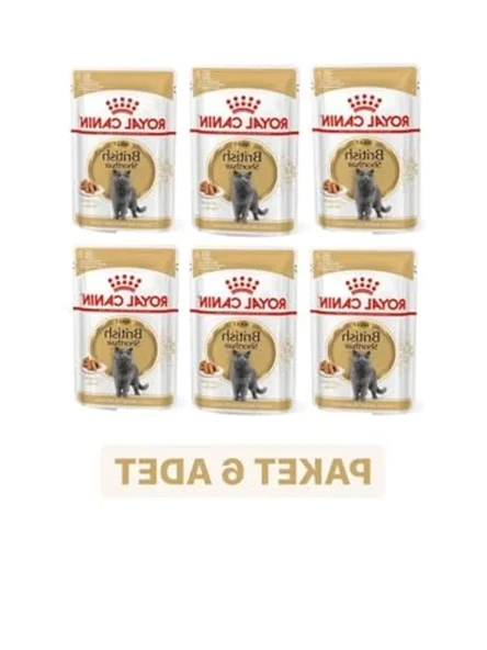 Royal Canin British Shorthair Adult Yetişkin Yaş Kedi Maması 85 Gr X 6 Adet ürün görseli 1