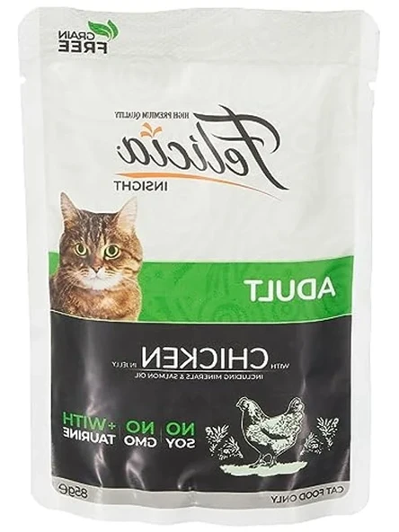 Tavuklu Tahılsız Kedi Maması, Yetişkin, 12 x 85 Gr ürün görseli 1