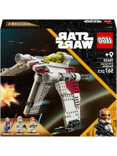 Dönüşebilen Uzay Aracı Modeli, 567 Parça ile Blaster ve Pilot Figürü - Resim 3