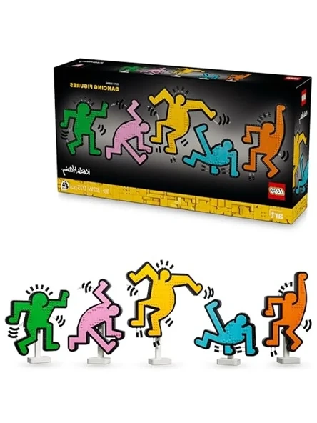 Keith Haring Figür Seti: 1773 Parça ile Yetişkinler için Koleksiyonluk Yapım ürün görseli 1