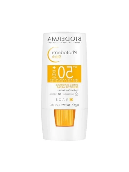 8 gr Göz Çevresi için Hassas Güneş Koruyucu Stick, SPF50+ Koruma ürün görseli 1