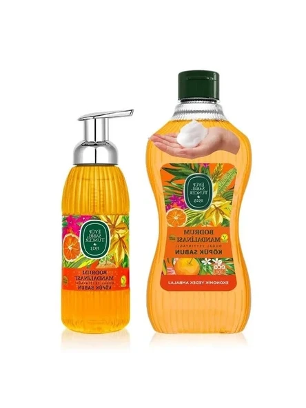 Doğal Zeytinyağlı Köpük Sabun Seti, 1.5 lt + 500 ml, Lüks Temizlik ürün görseli 1