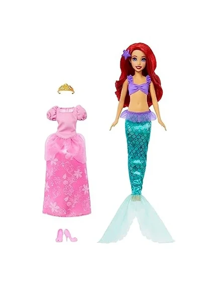 Disney Prenses Deniz Kızına Dönüşebilen Ariel, 3 yaş ve üzeri, HMG49 ürün görseli 1