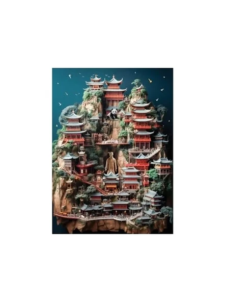 Çin Temalı 1000 Parça Puzzle, Eğlenceli Aktivite ürün görseli 1