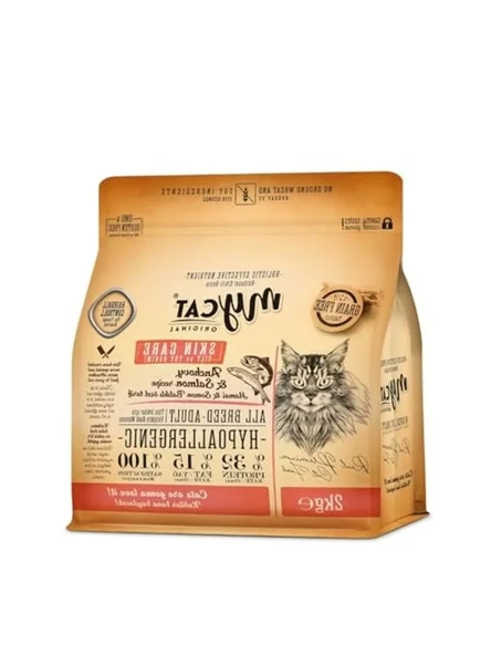 Original Az Tahıllı Hamsi & Somon Balıklı Skin Care Yetişkin Kedi Maması 2kg ürün görseli 1