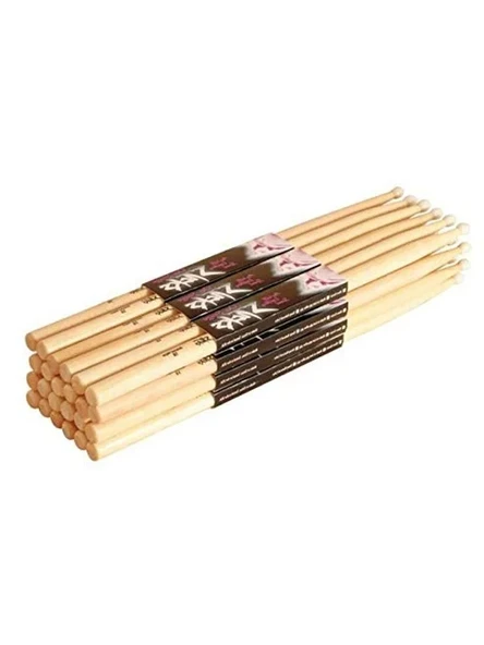 Hickory 5A Naylon Uçlu Baget, 12 Çift ile Yüksek Dayanıklılık ürün görseli 1