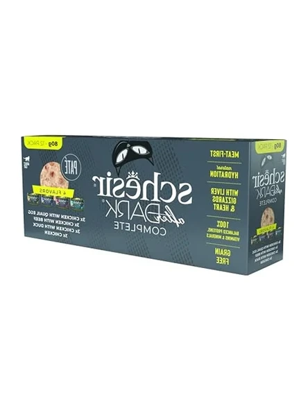 Tavuk, Bıldırcın ve Sığır Etli Kedi Konservesi, 12x80g Seti ürün görseli 1