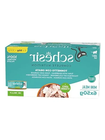 Multipack 6x50g Ton Balığı ve Çipuralı Kedi Konservesi ürün görseli 1