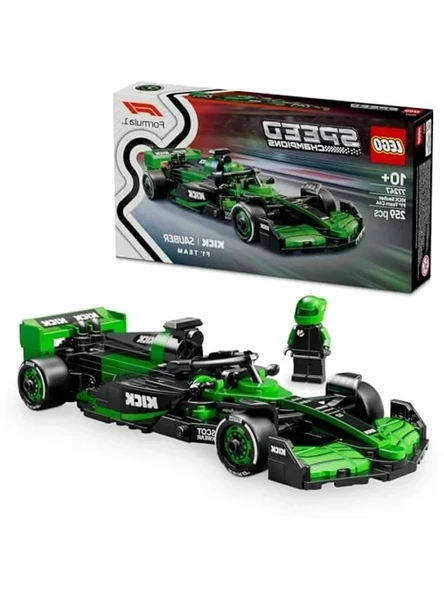 F1 Yarış Arabası ile Koleksiyonluk Minifigür Seti (259 Parça) ürün görseli 1