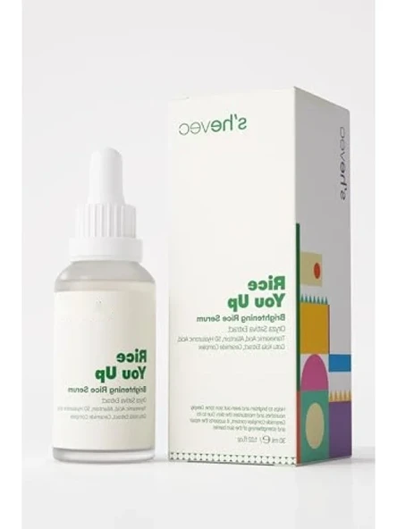 Aydınlatıcı Pirinç Serum, %100 Vegan - Resim 2