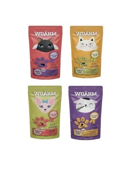 Dört Farklı Lezzette Kedi Ödülü, 80 Gr Paket İçinde ürün görseli 1
