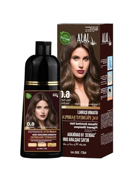 Koyu Kumral Saç Şampuanı 300 ml, Beyaz Saçlar İçin Özel Formül ürün görseli 1