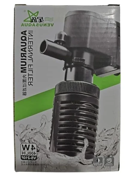 Venusaqua Vs-210F Akvaryum Iç Filtresi 400 Lt/h 4W ürün görseli 1