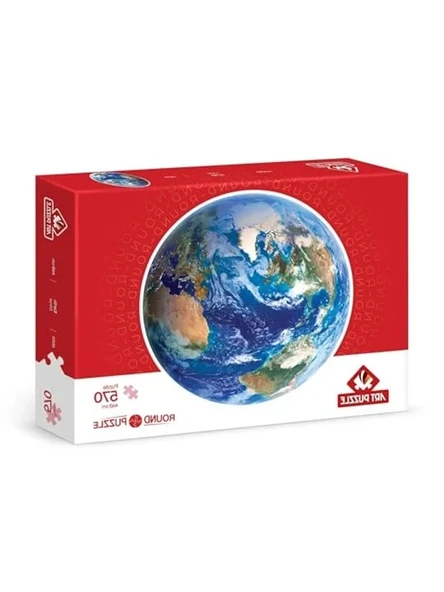 570 Parça Dünya Temalı Round Puzzle ile Zihinsel Aktivite ürün görseli 1