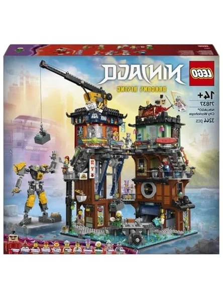 Ninjago Temalı Şehir Atölyesi, Eğlenceli Yapım Seti - Resim 3