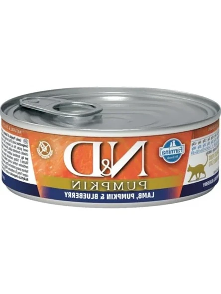 Pumpkin Yaş Kedi Maması, Kuzu & Yabanmersinli, Yetişkin, 70 Gr ürün görseli 1