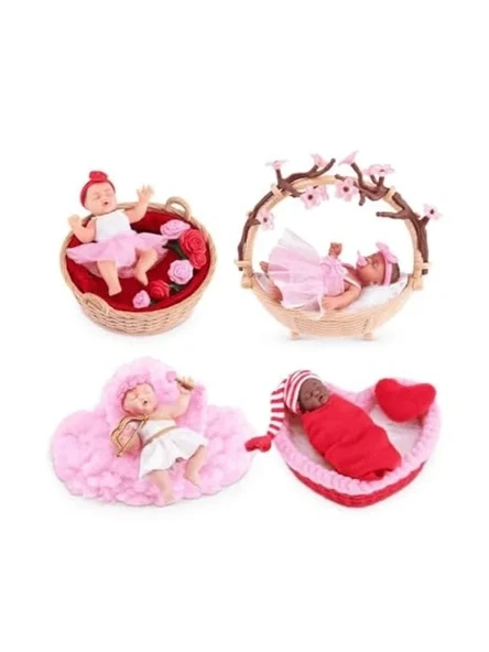 Mini Baby Tatlı Kalpler Sürpriz Paket MNB22000 Özel Kalp Kapsül İçinde Ultra Gerçekçi Mikro Bebek ve Tematik Oyun Aksesuarları ürün görseli 1