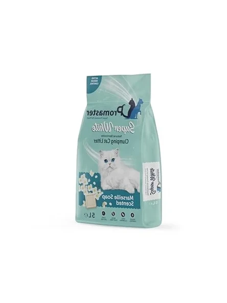 Doğal Bentonit Kedi Kumu, Marsilya Sabunu Kokulu, 5 LT ürün görseli 1