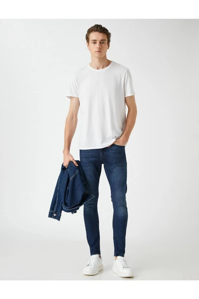 3sam40058nd Super Skınny Erkek Jean Pantolon Indigo Stone ürün görseli 1
