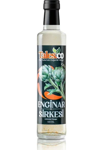 Tales Doğal Fermantasyon Enginar Sirkesi 500ML - Katkısız ve Filtresiz ürün görseli 1