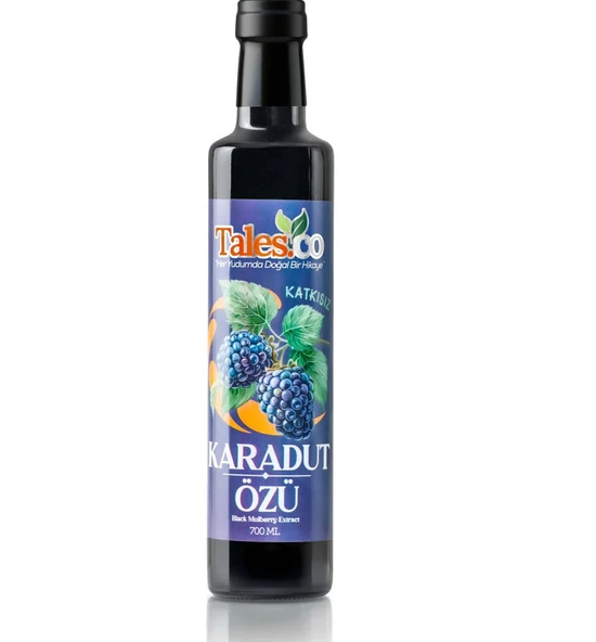 Tales Doğal Karadut Özü 700ML-SOĞUK Sıkım, Katkısız ve Şeker Ilavesiz ürün görseli 1