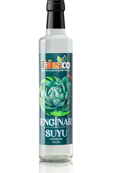 Tales Doğal Enginar Suyu 500 ml - Katkısız, Şekersiz ve Saf Karaciğer Dostu ürün görseli 1
