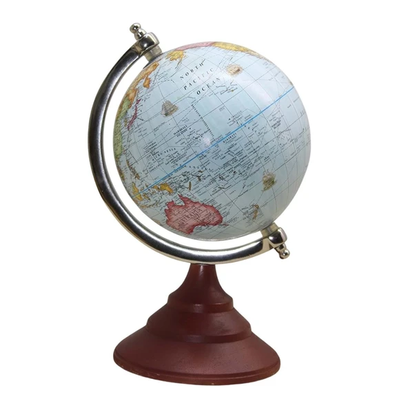 Dünya Küre Stantlı Dekoratif Döner World Globe SL339-F 26cm ürün görseli 1