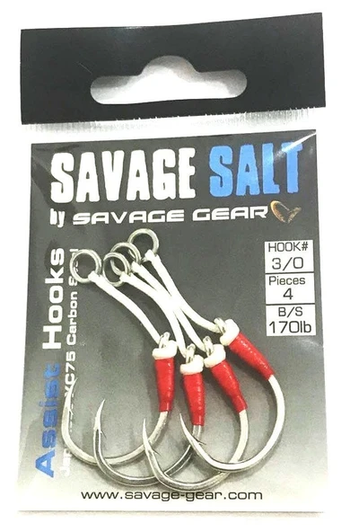 Savage gear Eyed Asist Hook  4 Adet - Resim 2