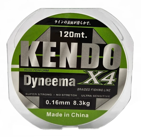 Kendo Dynema 4 Örgü 120Mt (Green) - Resim 2