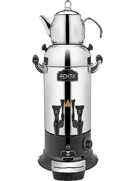 Remta R26 Midi 9 Litre Kapasiteli Çift Demlikli Elektrikli Semaver ürün görseli 1