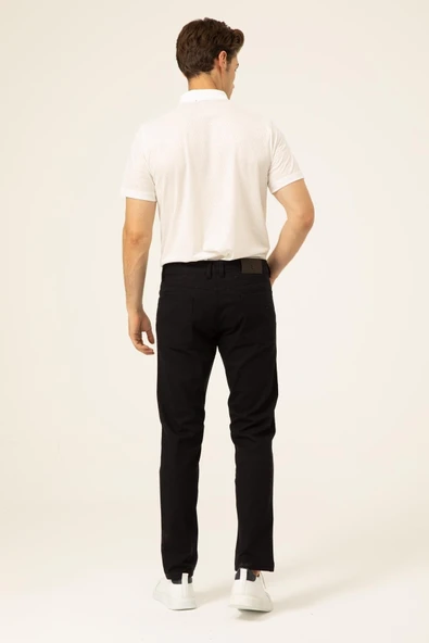Slim Kalıp Armürlü Pantolon - Resim 3