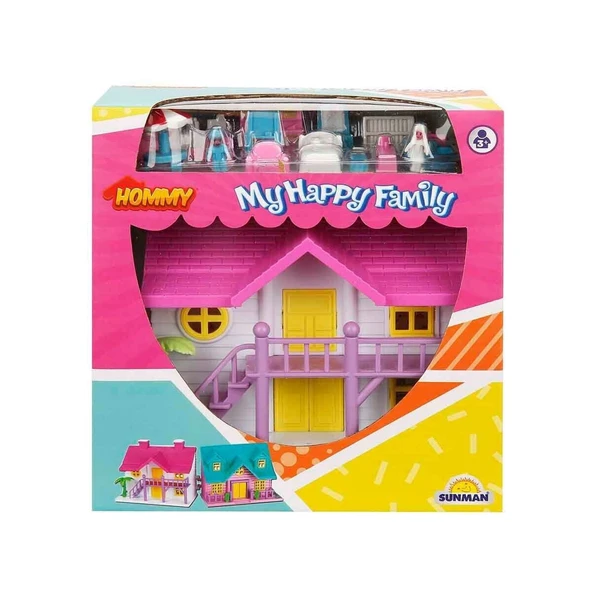 2080 Happy Family Villa Oyun Seti 18 Parça ürün görseli 1