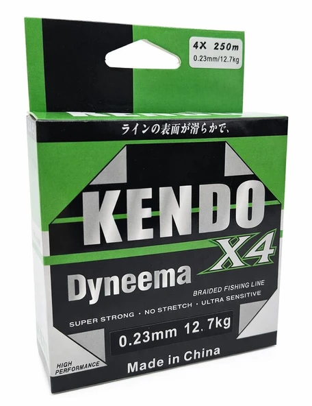 Kendo Dynema 4 Örgü 250Mt (Green) ürün görseli 1