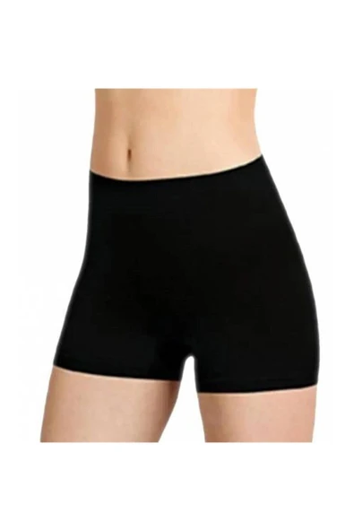Dikişsiz Vücut Şekillendirici Siyah Boxer Korse ürün görseli 1
