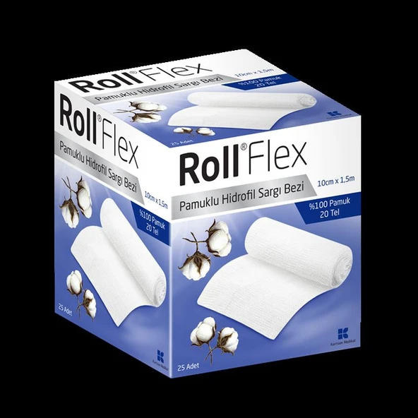 Roll Flex Sargı Bezi 10 cm x 1,5 m Tekli ürün görseli 1