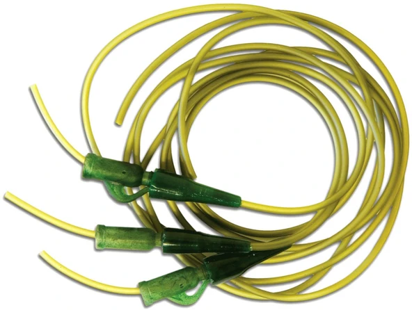 Lineaeffe Antı Tangle Lead Clıp Olıv/Brown 3Pcs ürün görseli 1