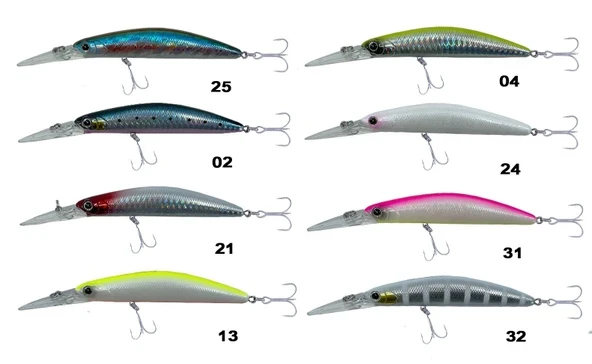 Kendo Deep Minnow 95mm 13gr Sahte Balık - Resim 2
