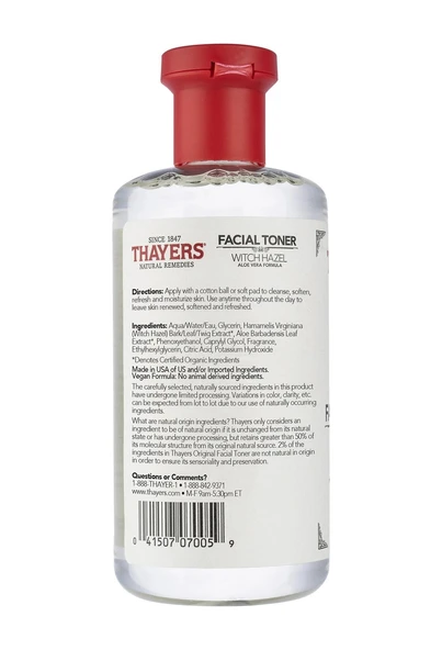 Thayers Original Cadı Fındığı İçerikli Tonik 355 ML - Resim 2