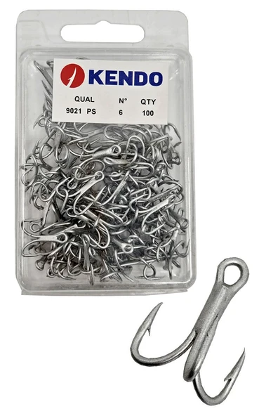 Kendo 9021 PS Faultless Treble 100 Adet 3 lü Çarpma İğnesi ürün görseli 1